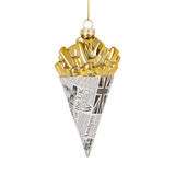Chips Bauble plastic Christmas ornament - British product