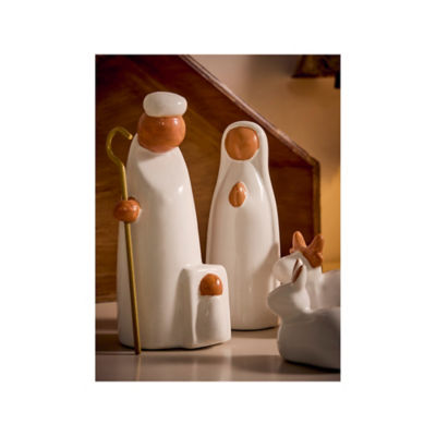 GH Nativity Scene ceramic decoration 25cm, imported from the UK