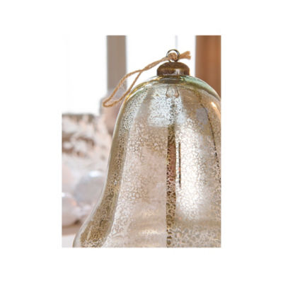 Large gold-tone bell decor 15x15x18cm, imported from the UK