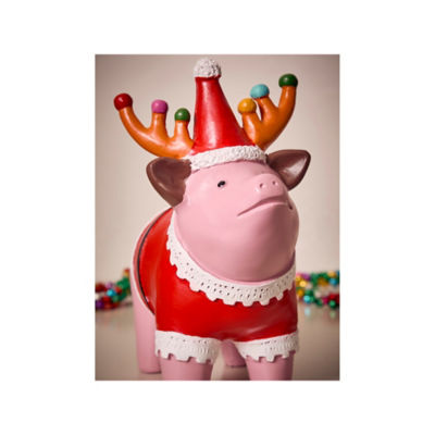 GH party pig decor polyresin (British brand)
