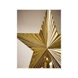 GH Tree Topper gold tone polystyrene Christmas decoration, UK version