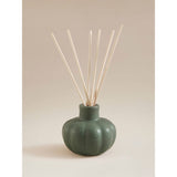 Green ceramic pumpkin diffuser 10x10x20cm, imported from the UK