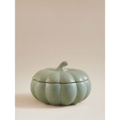 George Home green large ceramic apple pie candle, UK version