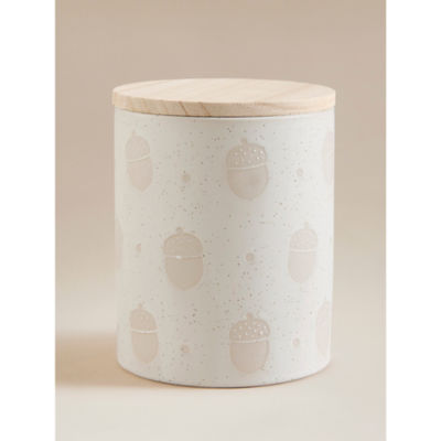 Wax Resist Acorn Candle with 45-hour burn time, imported from the UK