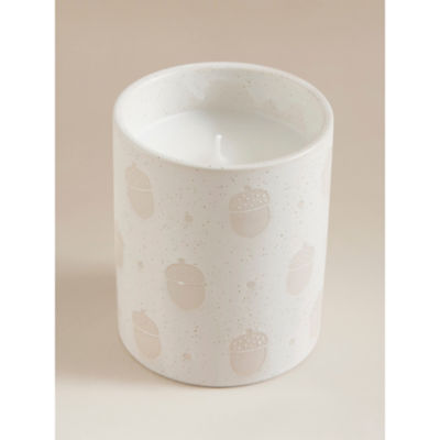 Wax Resist Acorn Candle with 45-hour burn time, imported from the UK