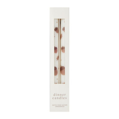 Acorn taper candles 80g, imported from the UK