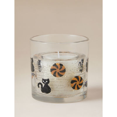 George Home black chocolate fondant cat candle - British product