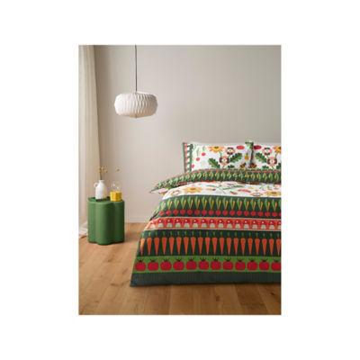 George Home duvet set vegetable patch print, imported from the UK