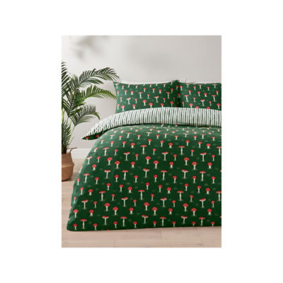George Home duvet set toadstool print microfibre, imported from the UK