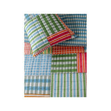George Home duvet set check patch print polyester - British product