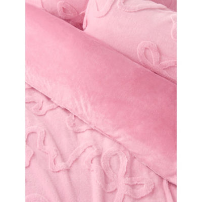 George Home duvet set pink jacquard bow, imported from the UK