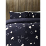 George Home duvet set teddy star print navy king, imported from the UK