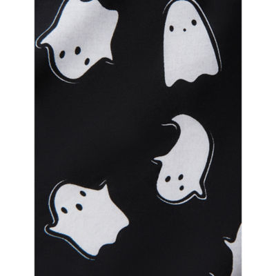 George Home Halloween fitted sheet black and white ghosts print single (British brand)