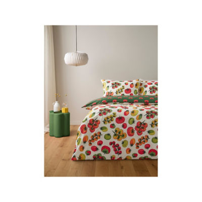 GH duvet set multi-coloured tomatoes print - British product
