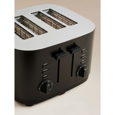 Matt 4-slice toaster - British product