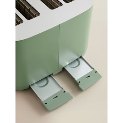 Matt Green 4-slice toaster, imported from the UK