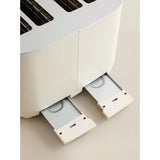 George Home cream 4-slice toaster - British product