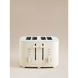 George Home cream 4-slice toaster - British product