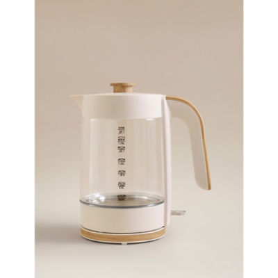 George Home Scandi Kettle glass and plastic 3kw - British product