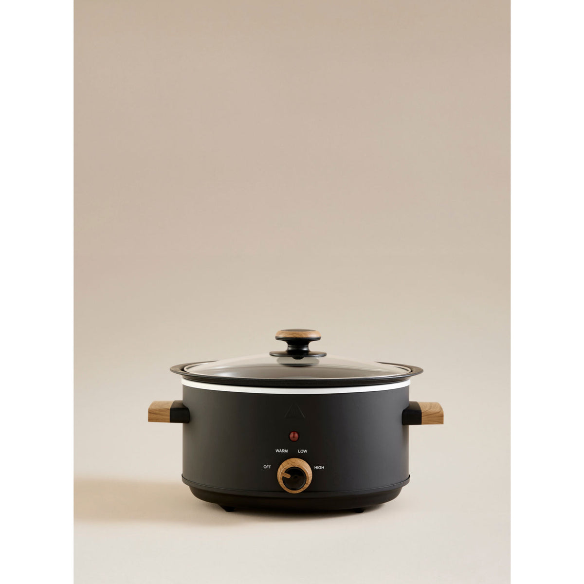 Scandi matte black slow cooker 3.5L (British brand)