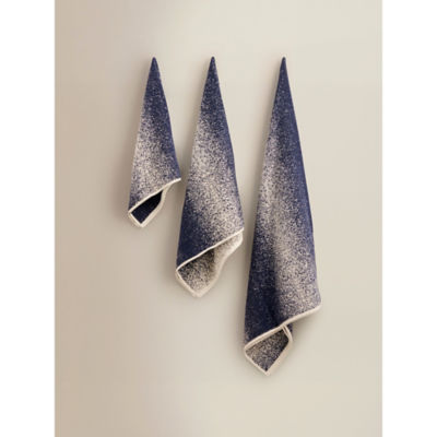 George Home grey gradient cotton towel (British brand)