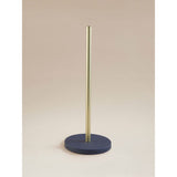 George Home toilet stand matte navy gold-tone pole - British product
