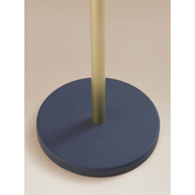 George Home toilet stand matte navy gold-tone pole - British product