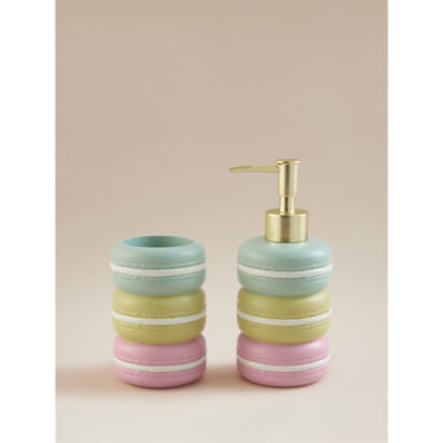 George Home soap dispenser stacked macaroon 7.5cm (British brand)