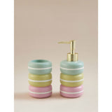 George Home soap dispenser stacked macaroon 7.5cm (British brand)