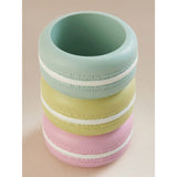 George Home French Fancy macaroons stacked tumbler multi-coloured polyresin - British product
