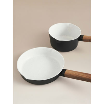 Simplicity 5 Piece Pan Set aluminium black cookware (British brand)