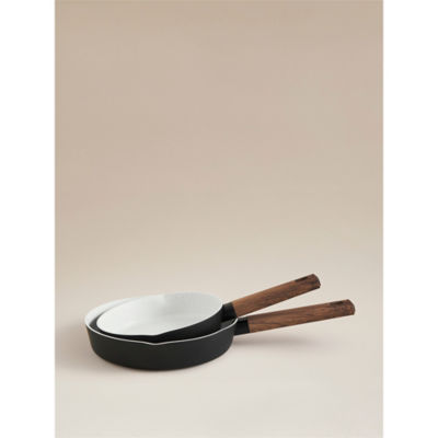 Simplicity 2 piece frying pan set black - British product