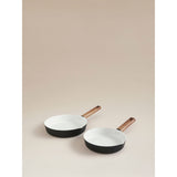 Simplicity 2 piece frying pan set black - British product