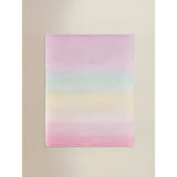 Pastel rainbow ombré fleece blanket 120x150cm, imported from the UK