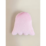 Pink Halloween ghost cushion with bow 30cm (British brand)