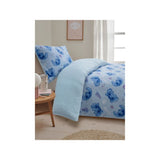 Disney Stitch blue cosy teddy duvet set single - British product
