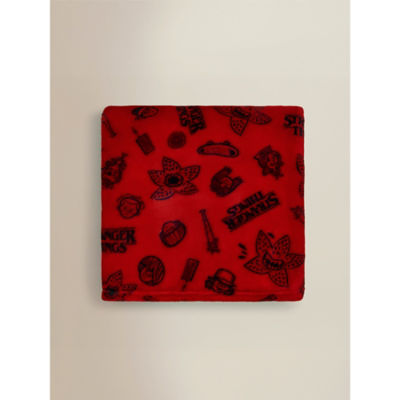 Stranger Things red fleece blanket 120x150cm, imported from the UK