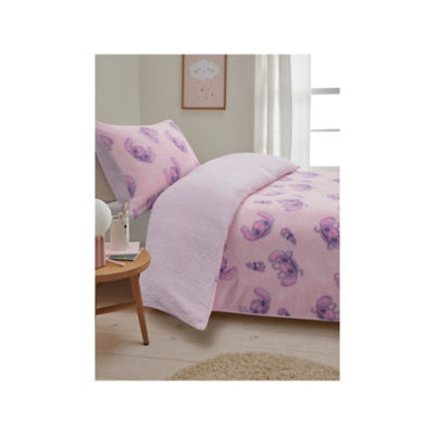 ASDA Disney Stitch Pink Cosy Teddy Angel Duvet Set- Buy online at McGrocer