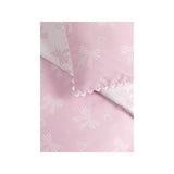 Pink Bows toddler reversible duvet set pink 120x150cm, UK version