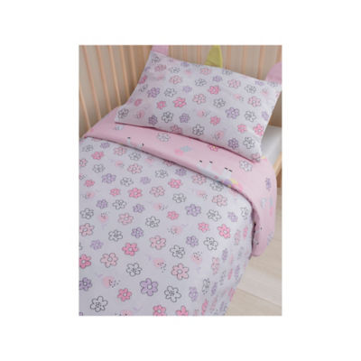 Unicorn toddler duvet set reversible 3D pillowcase 120x150cm - British product