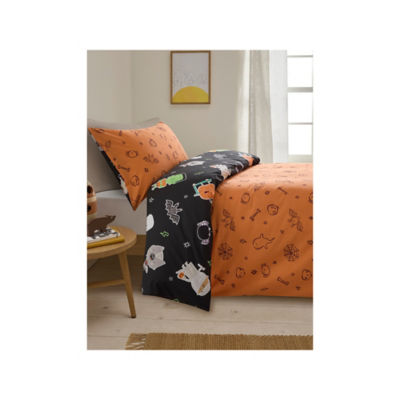 GH duvet set black reversible includes pillowcase - British product