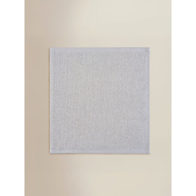 Grey terry cotton face cloths set of 7, imported from the UK