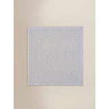 Grey terry cotton face cloths set of 7, imported from the UK