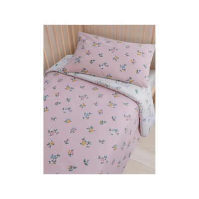 White Farm Life reversible toddler duvet set 120x150cm, imported from the UK
