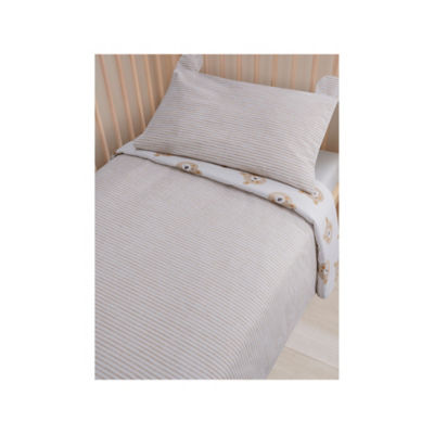 Bear 3D toddler duvet set with pillowcase 100% cotton - British product