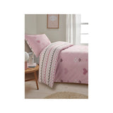 GH duvet set pink cross stitch hearts - British product