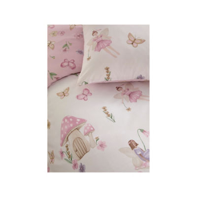 Fairy Woodland floral reversible duvet set, imported from the UK