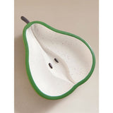 George Home green white pear trinket dish (British brand)