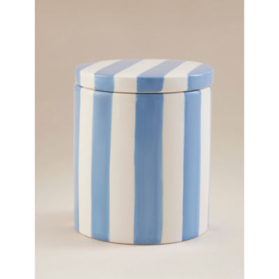 George Home blue earthenware soap dish (British brand)