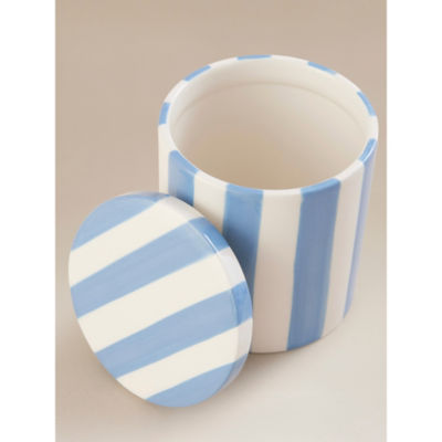 George Home blue earthenware soap dish (British brand)